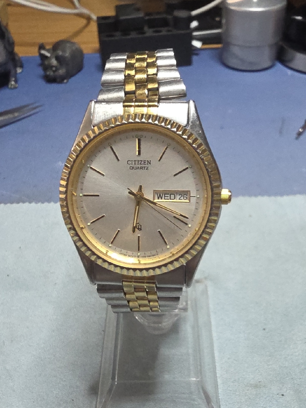 Citizen Two-Tone Silver and Gold Men’s Bracelet Watch